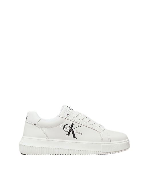 Sneaker chunky in pelle bianco Calvin Klein Jeans | YW0YW00823YBR